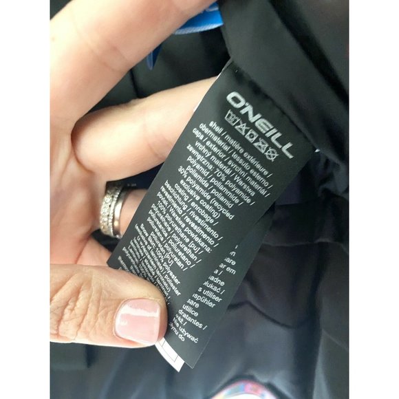 O’NEILL Black O’riginals FZ Puffer Jacket $200 Ski Snow Winter Women’s L - Picture 11 of 11